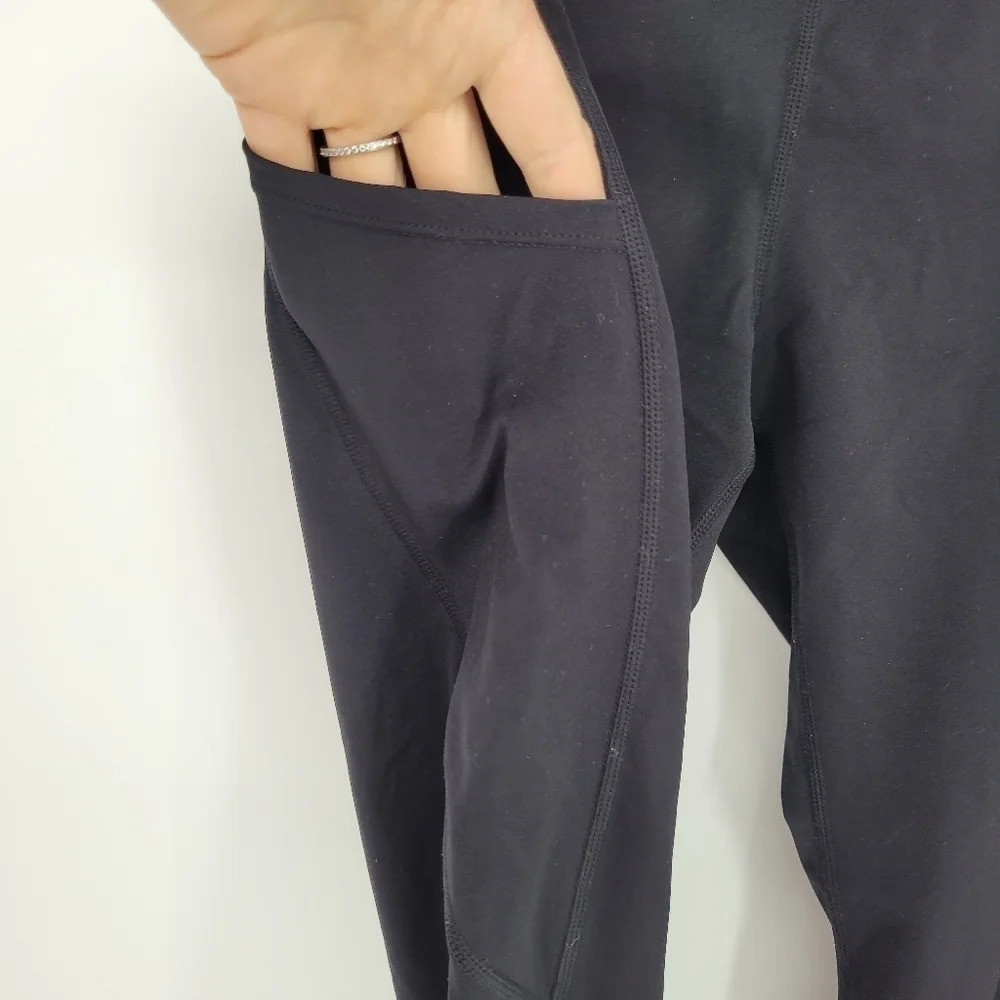 ZYIA active womens Girls night out black pocket luxe hi-rise soft legging Size 4 - Picture 7 of 9